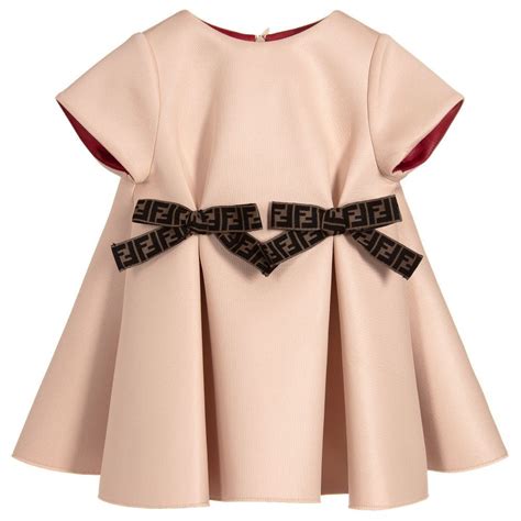 fendi pink dress girl|Fendi dress baby.